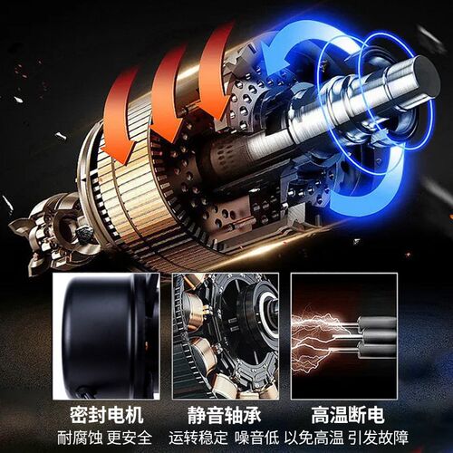 亿望铝合金排气扇风扇工业家用厨房抗油烟强力静音窗式双网换气扇