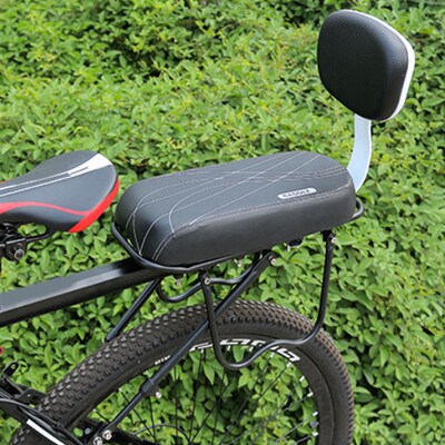 极速Bicycle Bike Rear Seat Cushion Rack Armrest Footrest Set