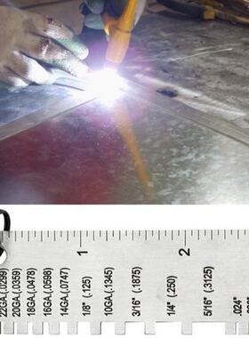 Stainless Steel Thickness Gauge Weld Inspection Ruler Weldin
