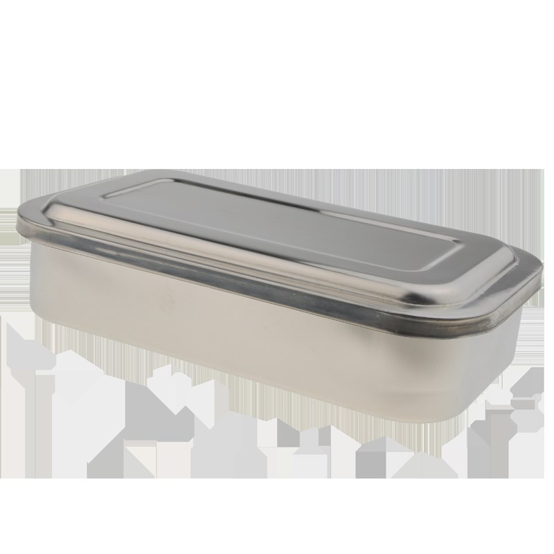 无孔 带盖煮注射器盒 有孔煮针盒 不锈钢煮针盒 托盘 (无提手型)