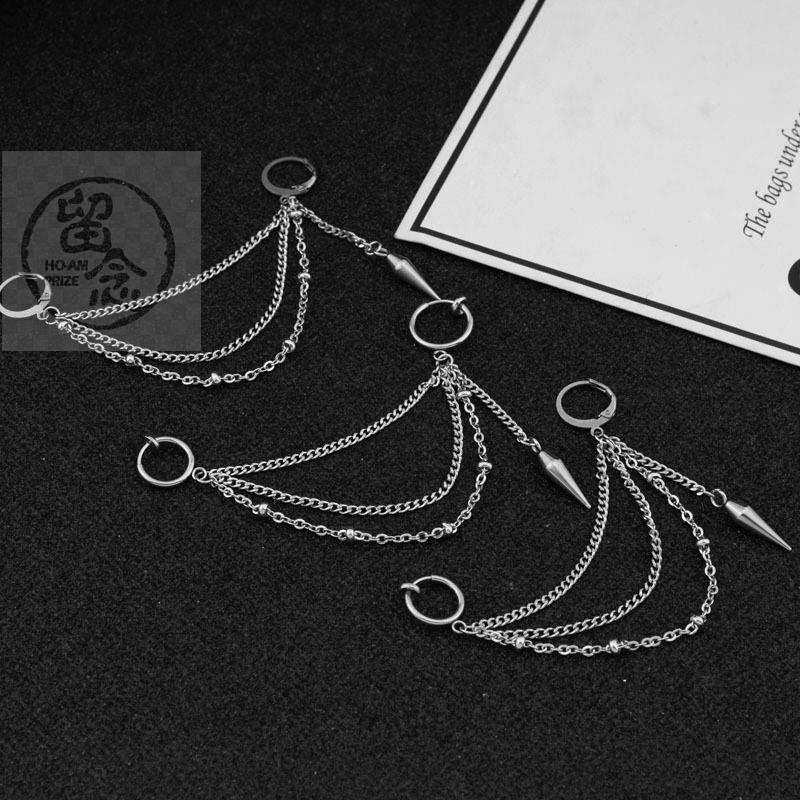 (Bulletproof youth group Jintai enjoy ear chain earring pers