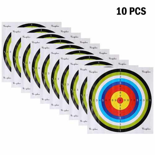 极速10psc20pcs 45x45cm Paper Target Square Archery Arrow Tar