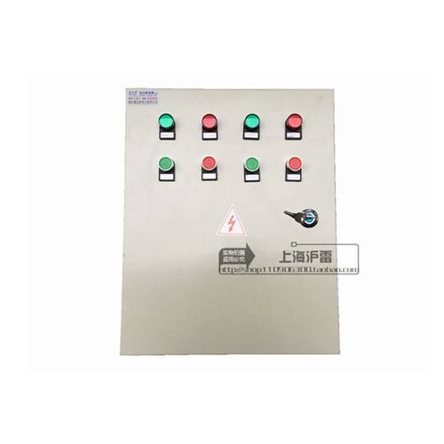 。订制三相两相两路启停控制箱柜4/75KW水泵.布线电箱路灯成套220