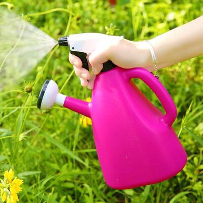 极速new2 in 1 Plastic Watering Can Indoor Garden Plants Pres