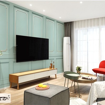 X0894仿护板壁画3d立体电视沙发墙卧室背景墙欧式壁纸客厅16d格。