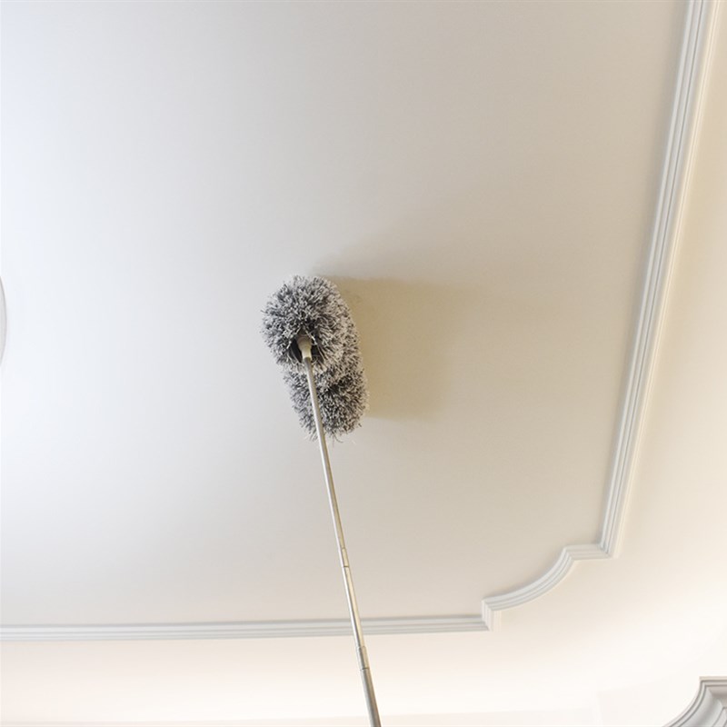 可伸缩加长鸡毛禅子撢子打扫屋顶毯子除尘扫灰家用天花板清洁神器