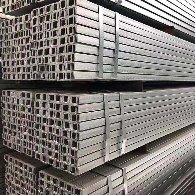 槽钢u型钢镀锌轨道导轨c型滑轮10号支架8号热浸镀锌加厚型材凹型1