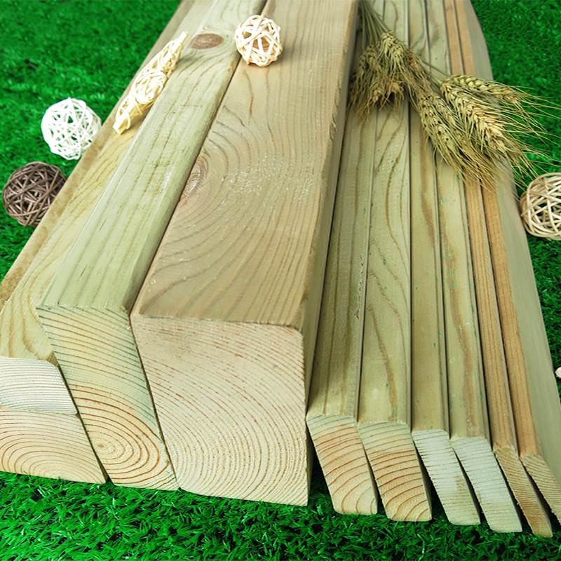 栅栏露台木板防腐木庭院户外木地板阳台木方实木板材樟子松原木条