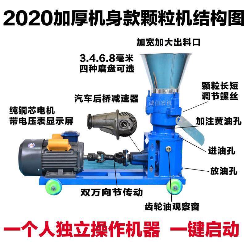 极速颗粒机大中小锰钢磨盘压辊配件小型鸡鸭猪鱼伺料模具压轮造粒