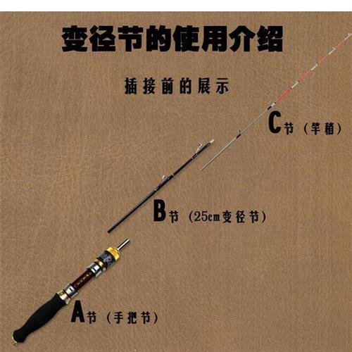 筏竿变径插节配节变径插节阀杆手把臂节筏竿中间节配件