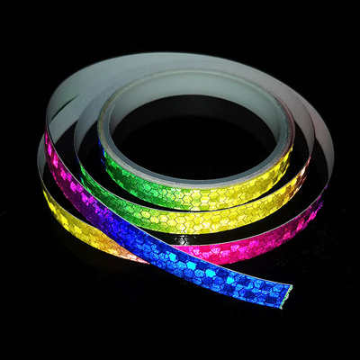 1cm*8m Bike Stickers Reflective Tape Fluorescent MTB Bike