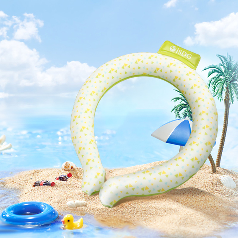 iSDG冰凉项圈 颈圈降温退热围挂颈冰环户外运动降温神器冰枕升级