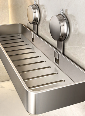 吸盘置物架卫生间壁挂免打孔墙上浴室置物篮厕所洗手洗漱台收纳架