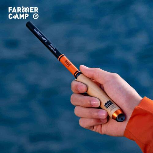 Farmer Camp小物钓竿儿童钓鳑鲏马口白条户外便携迷你短节溪流竿