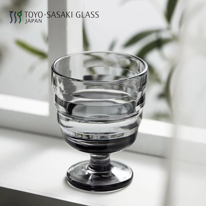 东洋佐佐木高脚玻璃水杯无铅
