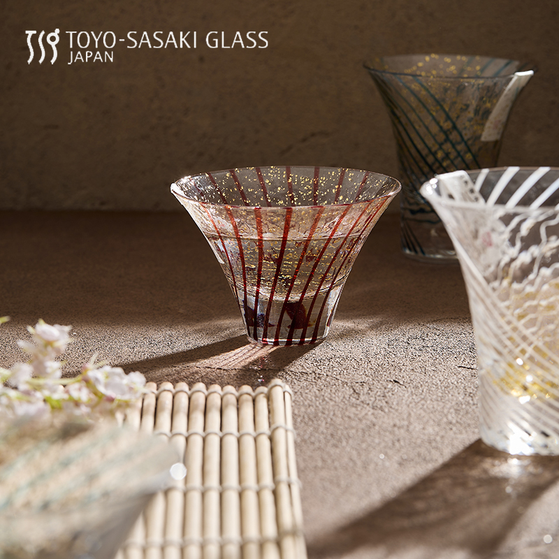 东洋佐佐木江户硝子金箔冷酒杯