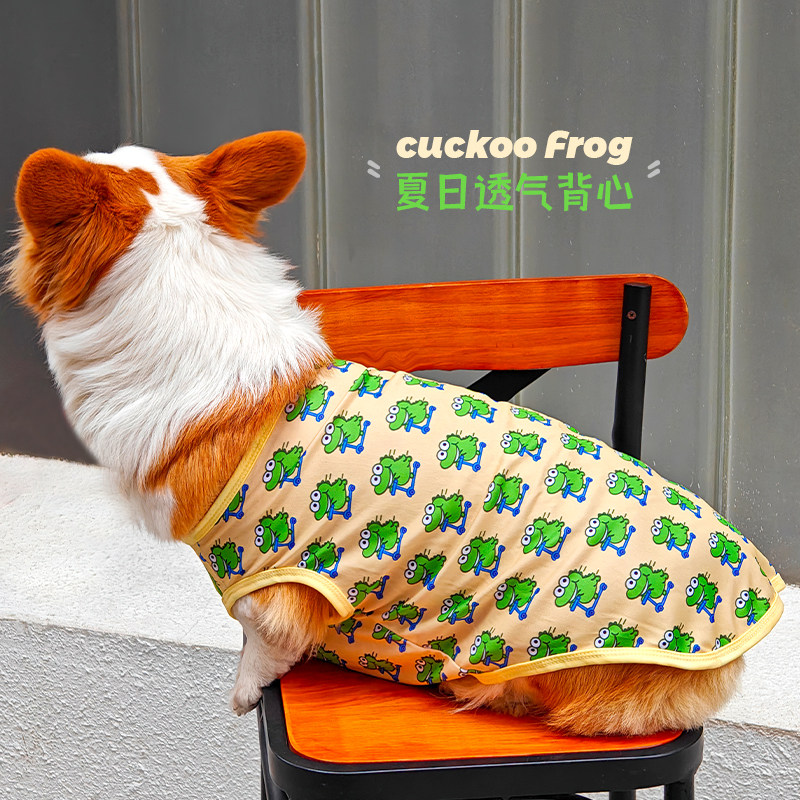 柯基宠物小狗狗衣服凉凉夏天薄款背心大中小型犬防晒夏季2025新款
