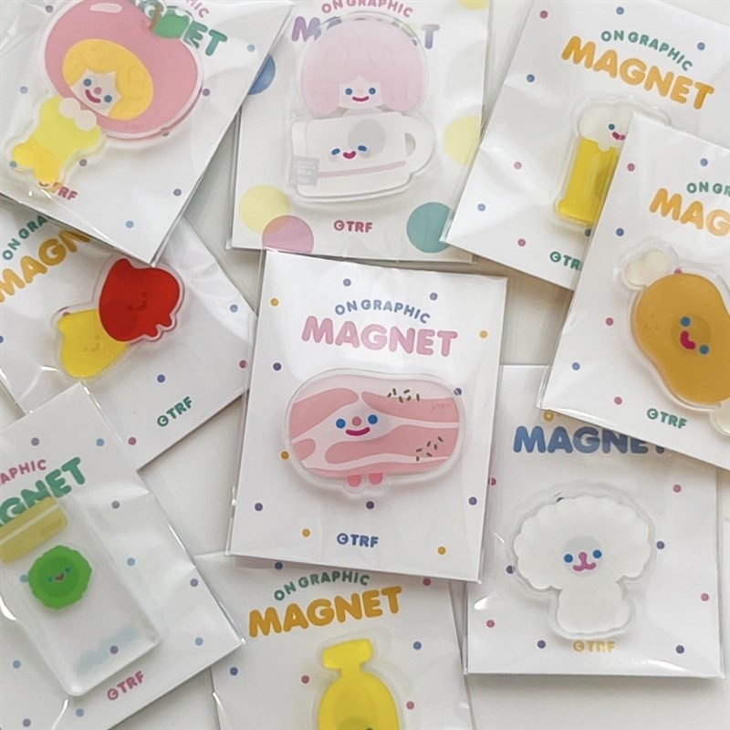 现货 韩国 rico 冰箱贴随机可爱卡通冰箱贴售完无补