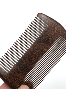 极速Wooden Beard Comb For Men Natural Sandalwood Hair Waves