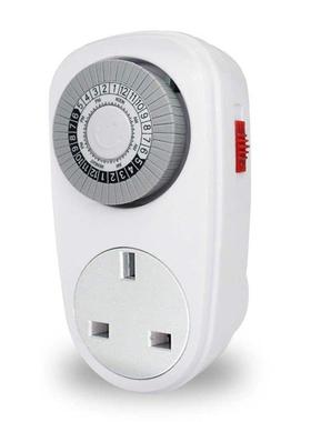 EU/US/UK Plug 24 Hour Timer Switch Socket Mechanical Progr
