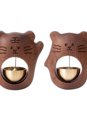 Nordic Style  Shopkeepers Bell Wooden Ornaments Room Decor