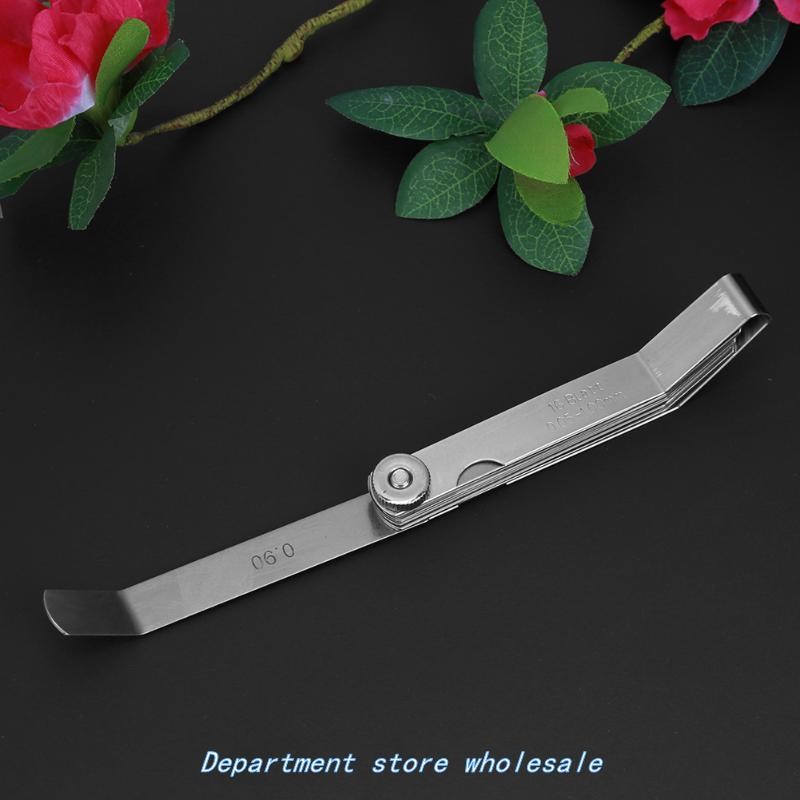 16 Blades Feeler Gauge Metric Gap Filler 0.05-1mm Thickness