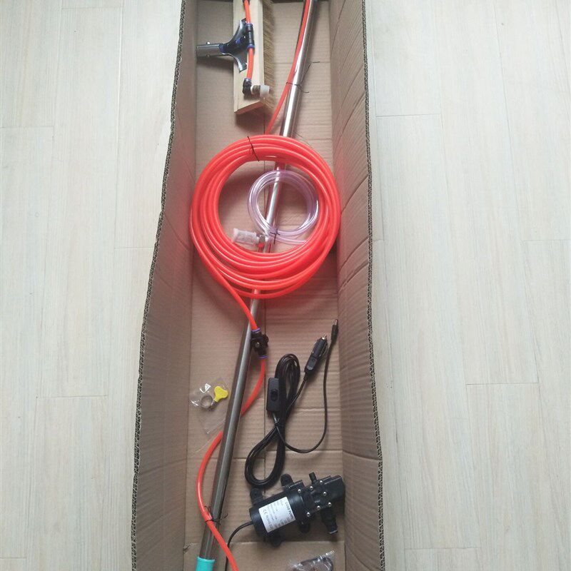 极速12V24V80w旅游车洗车工具2.5米杆15米管长途客车大巴士货车洗