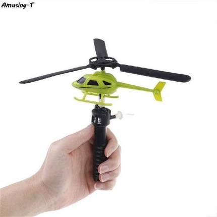 Aviation Model Copter Handle Pull Line Helicopter Plane