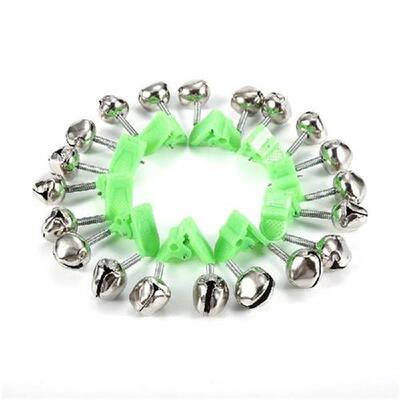 极速10Pcs/Set Twin Spiral Bells Fishing Bite Alarms Outdoor