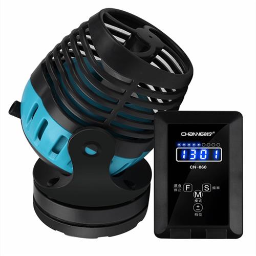 创宁鱼缸造浪泵超静音变频冲浪泵小型磁铁吸盘造流泵抽粪便造浪器