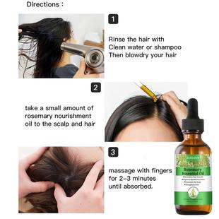 Rosemary Hair Oil 60ml Anti Hair Loss Fast Growth Essence Fo