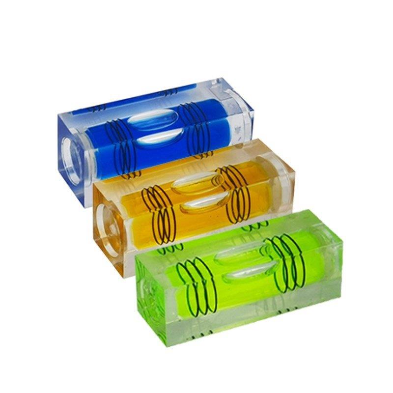 高精度迷你水准泡小型水平泡三线平珠水准器水平尺磁性家用水平仪