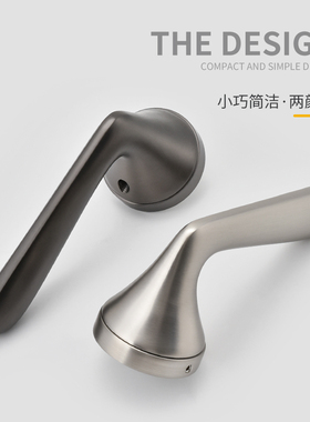 2020,新品吸j饰美门锁室内用室房间门分体锁磁R橱黑色静音家卧实d