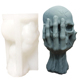 Skull Halloween Silicone Evil Candle Mold Decoration Plaster