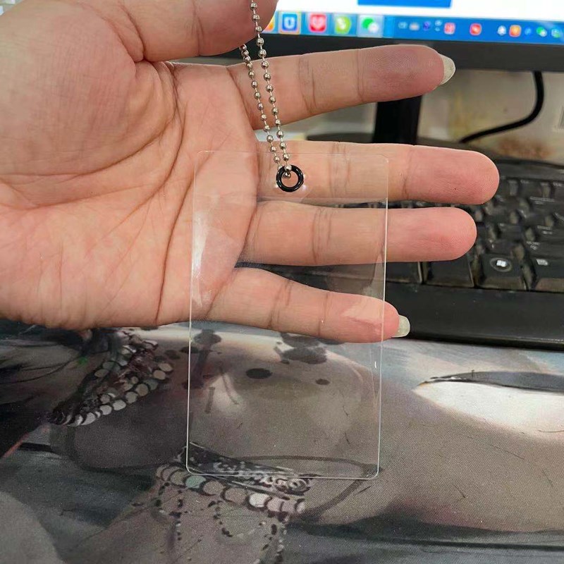 现货透明软胶PVC吊牌物料价格窗帘标签卡套服装商标领标袋子包邮