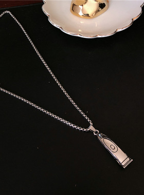 极速70CM Fashion Barber Clippers Pendant Titanium Steel Neck