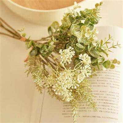极速Artificial Eucalyptus Flowers Bouquet for Tables Home