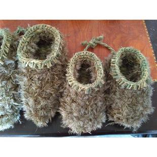 冬季草鞋芦花鞋芦花靴