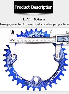 MTB Bicycle Round Shape Narrow Wide Chainwheel 32T/34T/36T/3