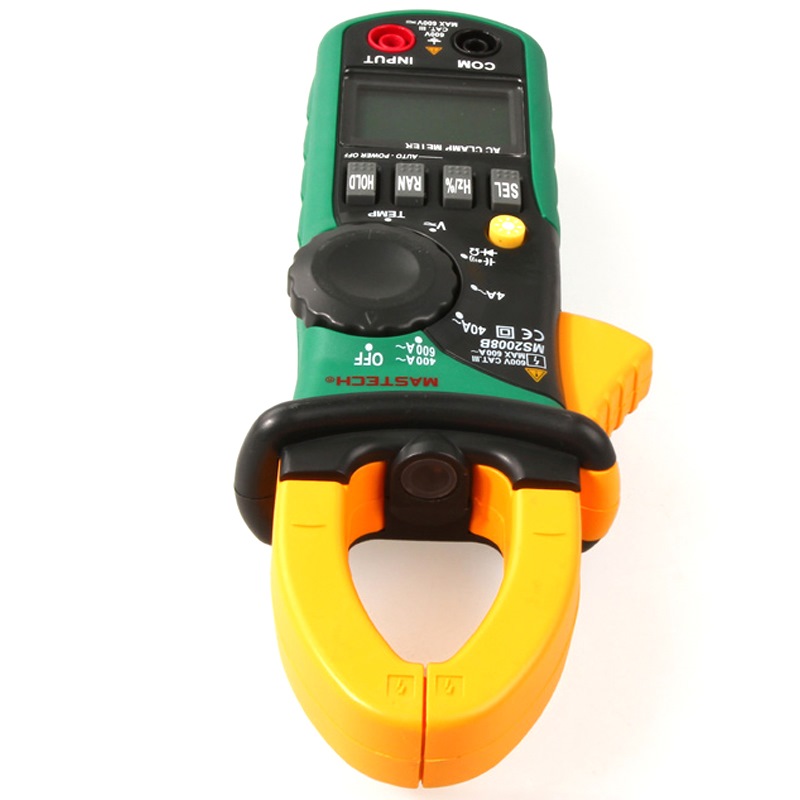 新品华仪钳形表MS2008B/MS2008A数字交流钳形R万用电表电容电流表