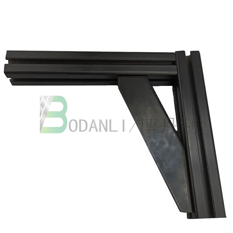 2023固定铝合金连接件工业铝挤型材料配件地角地脚支撑件件角件