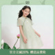 笑春风观山见女童国风裙子2026夏季 国风女孩改良旗袍连衣裙 新中式
