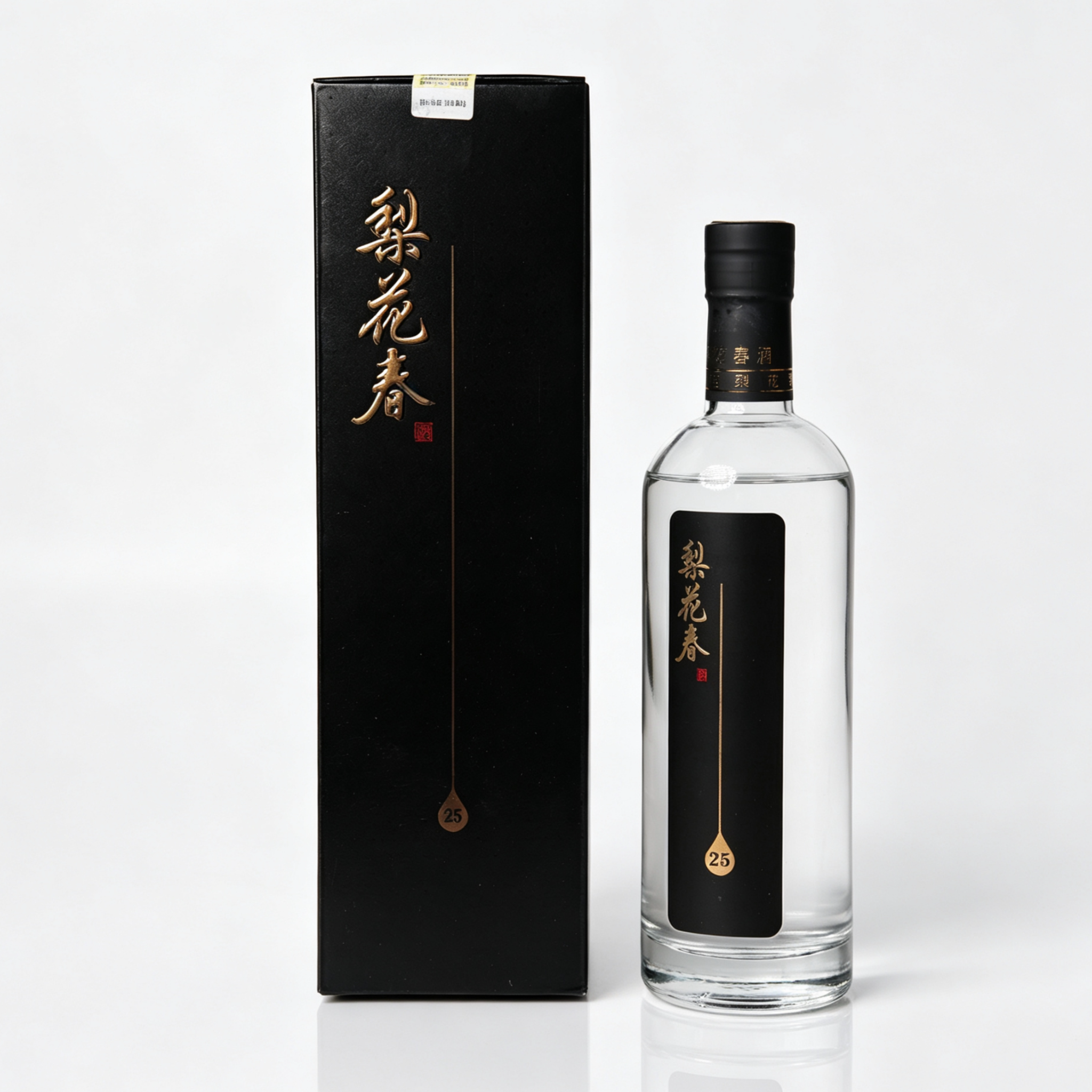 梨花春53度固态纯粮发酵25年陈酿白酒礼盒装高度白酒收藏送礼佳品