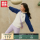 运动上衣362547730U 针织套头衫 超级安踏女大童卫衣春季 加绒长袖
