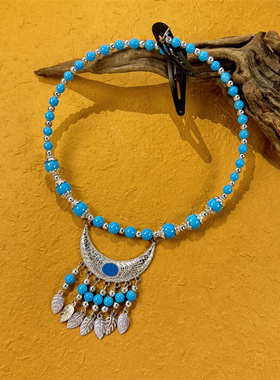 藏式复古额头链度假配饰项链