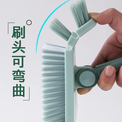 新款直销三角地刷浴室长柄地板硬毛瓷砖清洁刷家用厨房卫生间刷可