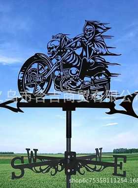 新款直销跨境装饰田园金属装饰品户外屋顶摆件工艺品镂空欧式风合