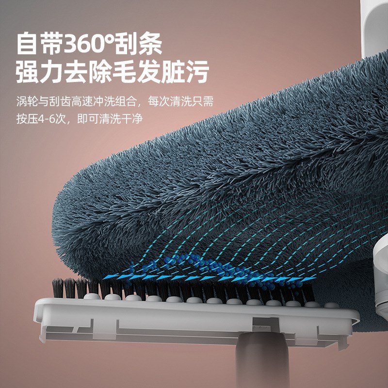 旋转拖把家用免手洗墩布桶净污分离E拖把桶懒人拖地神器平板吸水