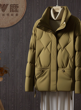 2025年雅鹿官方新款冬季加厚时尚女款显瘦保暖羽绒服YF501Z04170