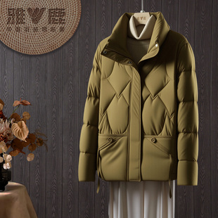 女款 加厚时尚 显瘦保暖羽绒服YF501Z04170 冬季 2025年雅鹿官方新款